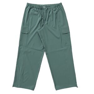 PINK Tech Stretch Cargo Parachute Pants Green Size Large